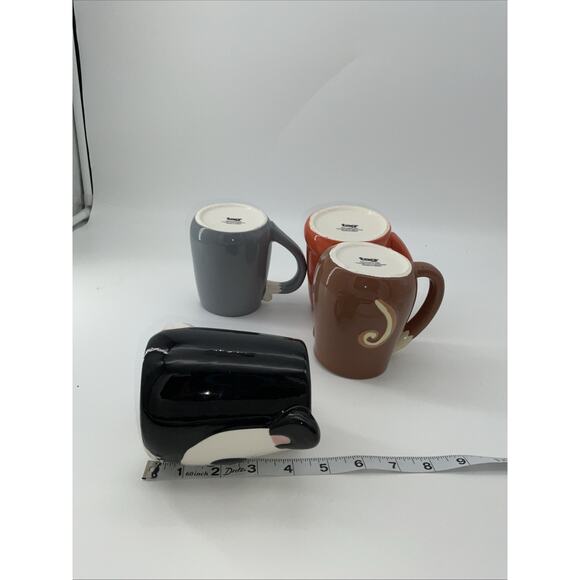 Set Of 4 Mugs by TAG Creatures Ceramic Coffee Mug Set - Picture 6 of 6